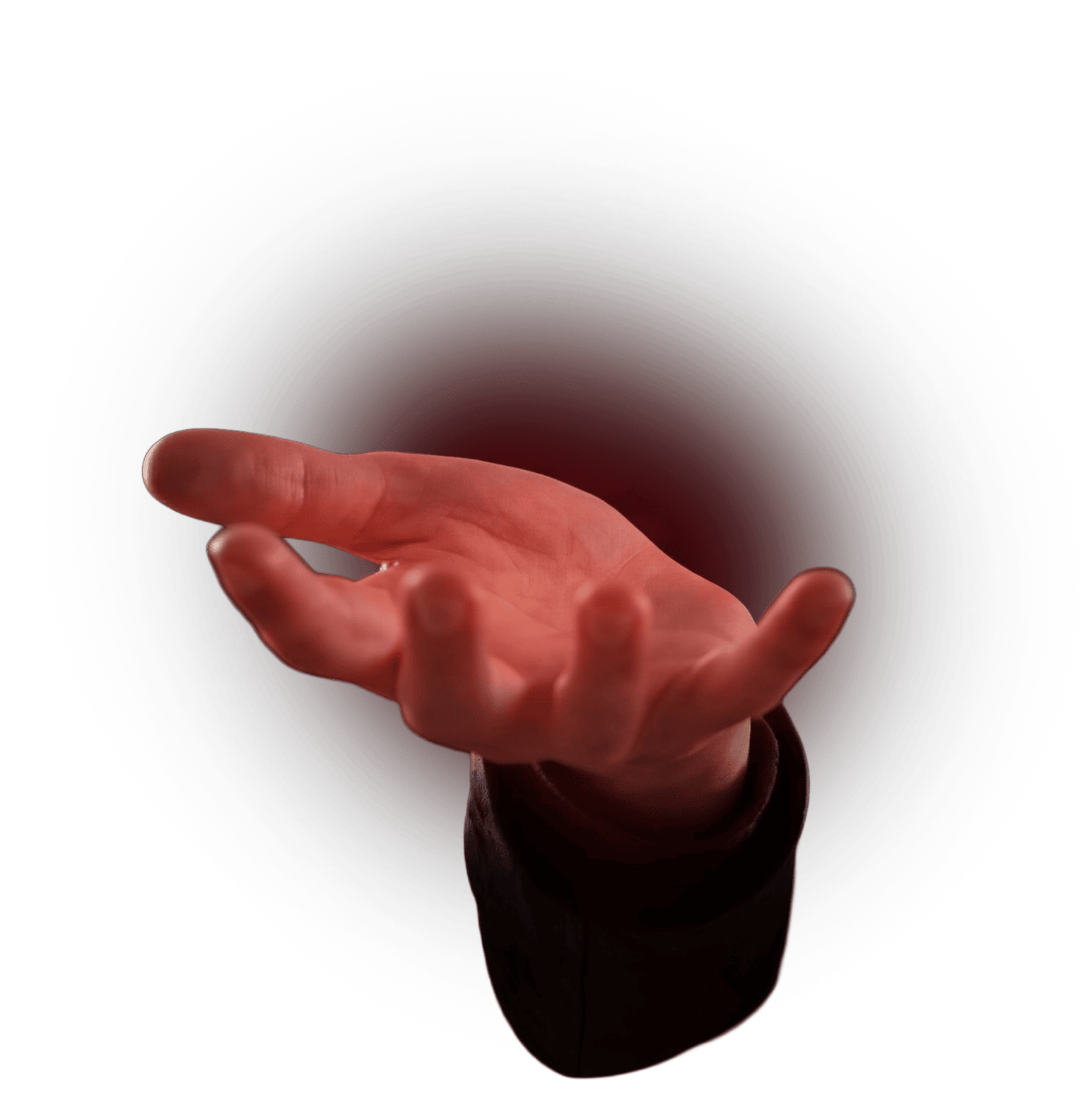 Rode hand_zwart (1)
